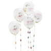 Christmas Merry Everything Confetti Latex Balloons 30cm 5 Pk