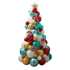 Christmas Merry Everything Balloon Tree Kit 114 Pk