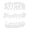 Christmas Stop Here! Santa Window Sticker