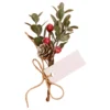 Rustic Red Christmas Place Card Holders 15cm 6 Pk