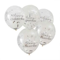 Christmas Tis The Season Bundle Latex Balloons 30cm 5 Pk