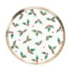 Christmas Traditional Touches Round Dinner Plates 24cm 8 Pk