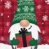 Christmas Holiday Gnomes Beverage Napkins 16 Pk