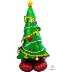 CI: AirLoonz Christmas Tree Foil Balloon 78cm X 149cm