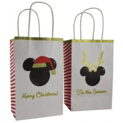 Disney Christmas Treat Favour Bags Pack Of 6