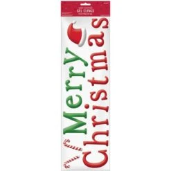 Gel Cling Merry Christmas