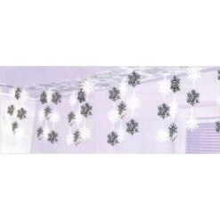 Christmas Let It Snow Foil Let It Snow Hanging Decoration 365cm X 30cm