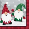Christmas Holiday Gnomes Lunch Napkins 16 Pk