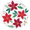 Christmas Wishes Round Lunch Plates 17cm 8 Pk