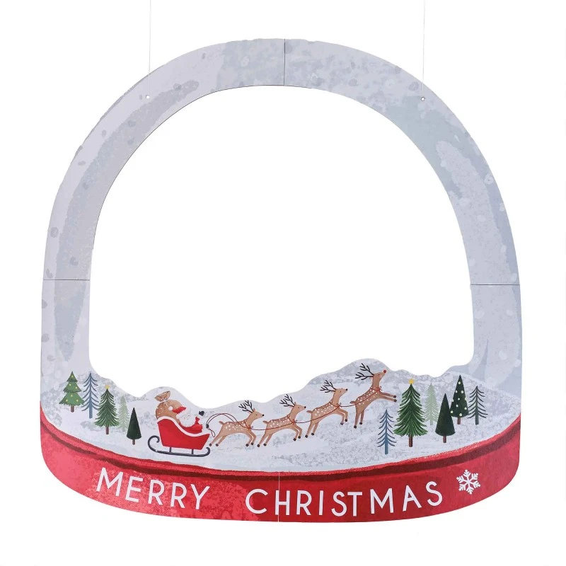 Merry Little Christmas Customisable Photo Booth Frame 70cm X 70cm 3 Merry Little Christmas Customisable Photo Booth Frame 70cm X 70cm - Image 3