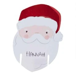Christmas Santa Merry Everything Drink Toppers 7.5cm X 5.5cm 12 Pk -Decorations Shop christmas misc accessories 1