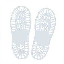 Christmas Santa Santa Friends Foot Print Stencil 2 Pk -Decorations Shop christmas misc accessories 4