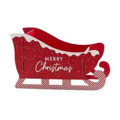 Christmas Sleigh Merry Everything 48cm X 28cm -Decorations Shop christmas misc decoration