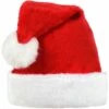 Christmas Santa Plush Hat Adult Size