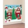 Christmas Santa's Workshop Add On Wall Scene Setters Pack Of 2