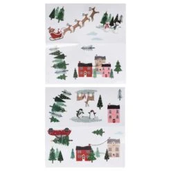 Merry Little Christmas Window Stickers 2 Pk -Decorations Shop christmas stickers