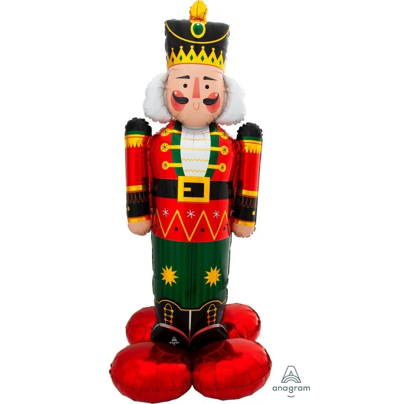CI: AirLoonz Christmas Nutcracker Foil Balloon 60cm X 154cm 1 CI: AirLoonz Christmas Nutcracker Foil Balloon 60cm X 154cm