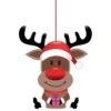 Christmas Reindeer Hanger Door Decoration 26cm X 30cm