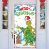 Christmas Dr Seuss The Grinch Merry Grinchmas Door Decoration 85cm X 165cm
