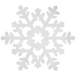 Christmas Large Snowflake Foil Cutout 38cm