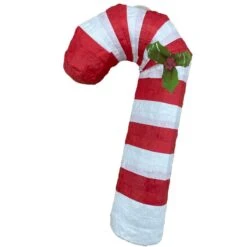 Christmas Candy Cane 2D Pinata 40cm X 24cm X 6cm