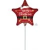 Santa Merry Christmas Foil Balloon 22cm