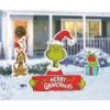 Christmas Merry Grinchmas The Grinch Yard Signs 4 Pk